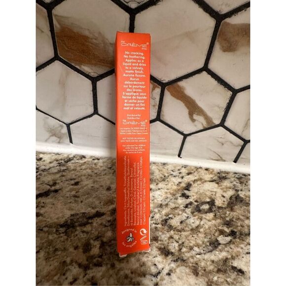 The Crème Shop My Wand and Only Matte Liquid Lipstick Shade Coral Me Baby - Picture 3 of 4